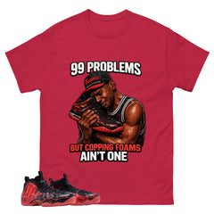 99 Problems Graphic Tee, Shirt to Match Air Foamposite Stranger Things, Air Foamposite Unisex Blue Shirt