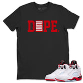 Dope 23 Shirt - Match Air Jordan 5 'Fire Red' 2025