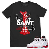 The Lost Saint Graphic Shirt - Match Air Jordan 5 'Fire Red' 2025
