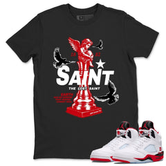 The Lost Saint Graphic Shirt - Match Air Jordan 5 'Fire Red' 2025