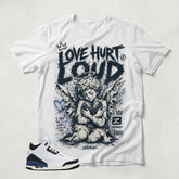 A Maniere For The Love 3s Zadago Shirt Love Hurt Loud Graphic