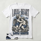 A Maniere For The Love 3s Zadago Shirt Loyal Heart Love Costs Graphic