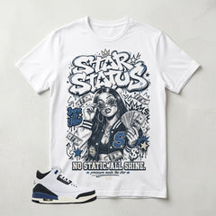 A Maniere For The Love 3s Zadago Shirt No Static All Shine Graphic