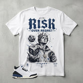 A Maniere For The Love 3s Zadago Shirt Risk Over Regret Graphic