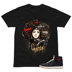 Afro Queens Shirt - Match Air Jordan 1 Flight Club