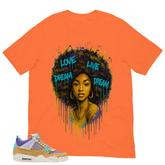 Afro Queens Shirt - Match Union LA x Air Jordan 4 Desert Moss