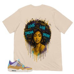 Afro Queens Shirt - Match Union LA x Air Jordan 4 Desert Moss