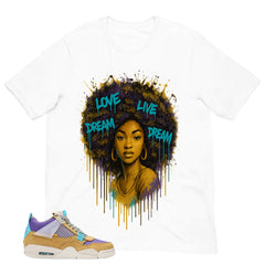 Afro Queens Shirt - Match Union LA x Air Jordan 4 Desert Moss