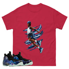 Air Ball Graphic Tee, Shirt to Match Air Foamposite One Galaxy, Air Foamposite Unisex Black Shirt