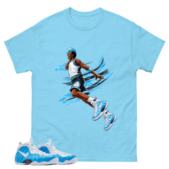 Air Ball Graphic Tee, Shirt to Match Air Foamposite Pro University Blue, Air Foamposite Unisex Blue Shirt