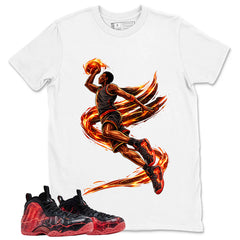 Air Ball Graphic Tee, Shirt to Match Air Foamposite Stranger Things, Air Foamposite Unisex Blue Shirt