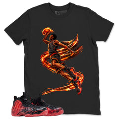 Air Ball Graphic Tee, Shirt to Match Air Foamposite Stranger Things, Air Foamposite Unisex Blue Shirt