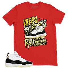 Gratitude 11s Zadago Shirt Kream Kicks Graphic