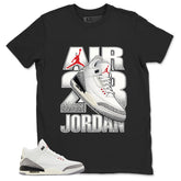 Air Jordan 23 Shirt - Match Jordan 3 White Cement Reimagined