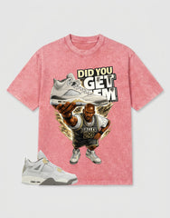 Grey Photon Dust 4s Zadago Washed T-shirt Did You Get Em Graphic