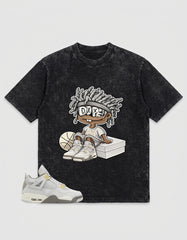 Grey Photon Dust 4s Zadago Washed T-shirt Got 'Em Dope Graphic