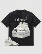 Grey Photon Dust 4s Zadago Washed T-shirt Got Kicks Graphic