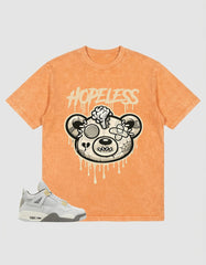 Grey Photon Dust 4s Zadago Washed T-shirt Hopeless Graphic