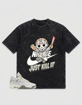 Grey Photon Dust 4s Zadago Washed T-shirt Just Kill It Graphic