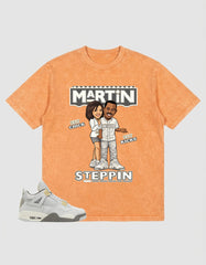 Grey Photon Dust 4s Zadago Washed T-shirt Martin Steppin Graphic