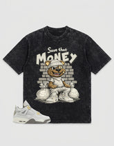 Grey Photon Dust 4s Zadago Washed T-shirt Save That Money Graphic