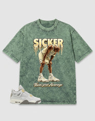 Grey Photon Dust 4s Zadago Washed T-shirt Sicker Than Your Average Graphic