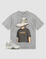 Grey Photon Dust 4s Zadago Washed T-shirt Sneakerhead Graphic