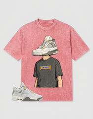 Grey Photon Dust 4s Zadago Washed T-shirt Sneakerhead Graphic