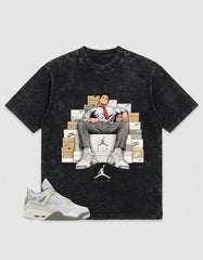 Grey Photon Dust 4s Zadago Washed T-shirt Sole Boss Graphic
