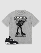 White Thunder 4s Zadago Washed T-shirt Sicker Than Your Average Graphic