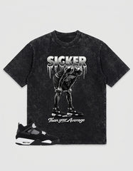 White Thunder 4s Zadago Washed T-shirt Sicker Than Your Average Graphic