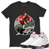 Pin Up Girl Shirt - Match Air Jordan 5 'Fire Red' 2025