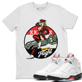 Pin Up Girl Shirt - Match Air Jordan 5 'Fire Red' 2025