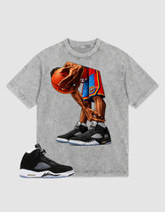 Oreo 5s Zadago Washed T-shirt Ball Time Graphic