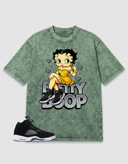 Oreo 5s Zadago Washed T-shirt Betty Boop Graphic