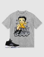 Oreo 5s Zadago Washed T-shirt Betty Boop Graphic