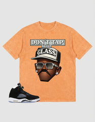 Oreo 5s Zadago Washed T-shirt Don't Tap The Glass Graphic