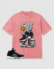 Cool Grey Oreo 5s Zadago Washed T-shirt Got Em Bread Graphic