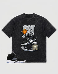 Cool Grey Oreo 5s Zadago Washed T-shirt Got Em Bread Graphic