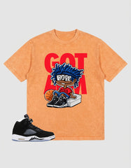 Cool Grey Oreo 5s Zadago Washed T-shirt Got 'Em GS Graphic
