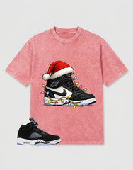 Oreo 5s Zadago Washed T-shirt Kickmas Graphic