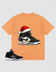 Oreo 5s Zadago Washed T-shirt Kickmas Graphic