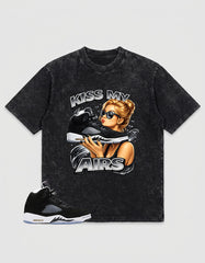 Oreo 5s Zadago Washed T-shirt Kiss My Airs Graphic