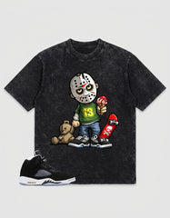 Oreo 5s Zadago Washed T-shirt Little Jason Graphic