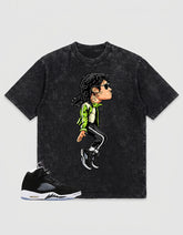 Cool Grey Oreo 5s Zadago Washed T-shirt M.Jays Tiptoe Graphic