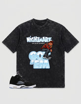 Oreo 5s Zadago Washed T-shirt Nightmare On Elm Street Graphic
