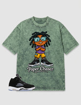 Oreo 5s Zadago Washed T-shirt Paper Chaser Graphic