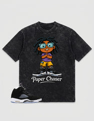 Oreo 5s Zadago Washed T-shirt Paper Chaser Graphic