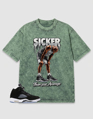 Cool Grey Oreo 5s Zadago Washed T-shirt Sicker Than Your Average Graphic