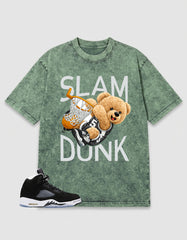 Oreo 5s Zadago Washed T-shirt Slam Dunk Graphic